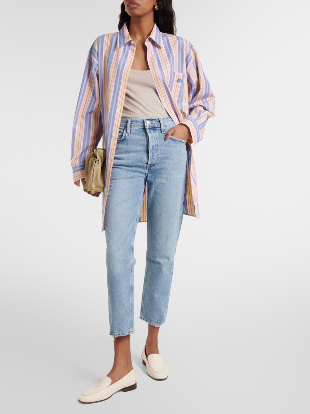 Agolde Riley High Rise Cropped Jeans - Picture 5 of 14